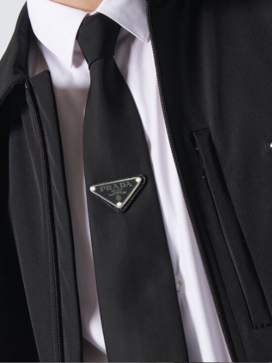 Other - Unisex Prada Black Tie New with Box🖤 - Understated Luxury💵